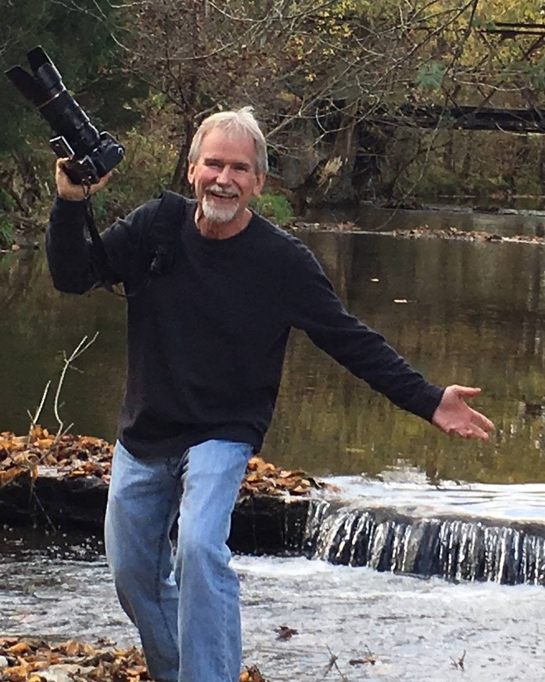 Dan Holland with his camera